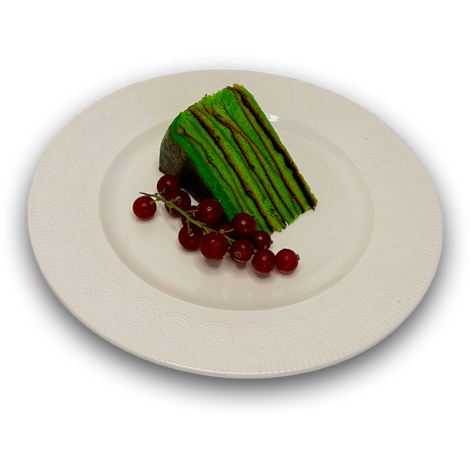 Spekkoek Pandan (1 stuk)