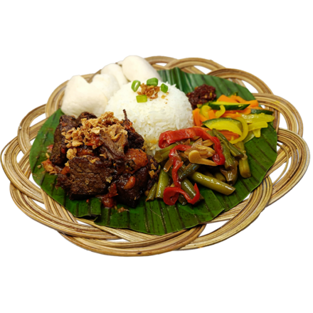 Rijst Menu Empal Belado