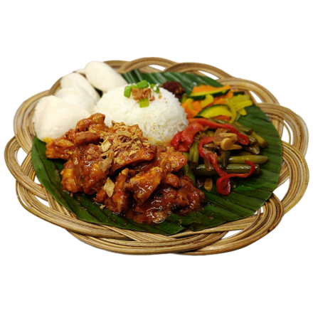 Rijst Menu Kip Bakarica