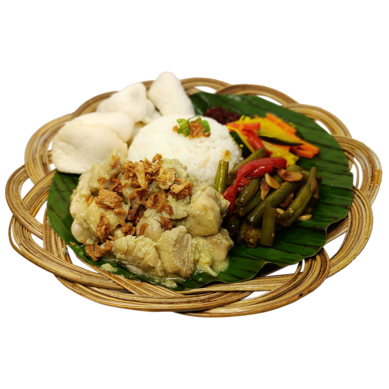 Rijst Menu Opor Ayam
