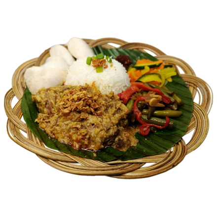 Rijst Menu Rendang